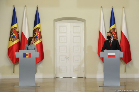Declarația Maiei Sandu, după întrevederea cu Președintele Republicii Polone, Andrzej Duda